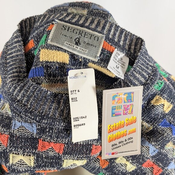 Retro Segreto colorful knit sweater - Picture 3 of 3